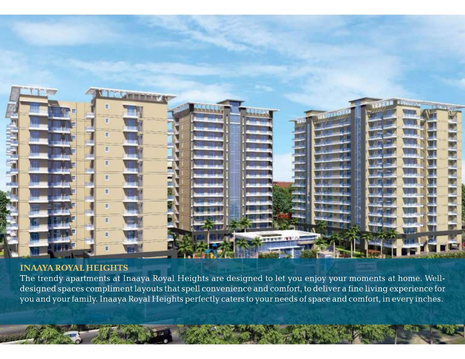 Inaaya Royal Heights project view